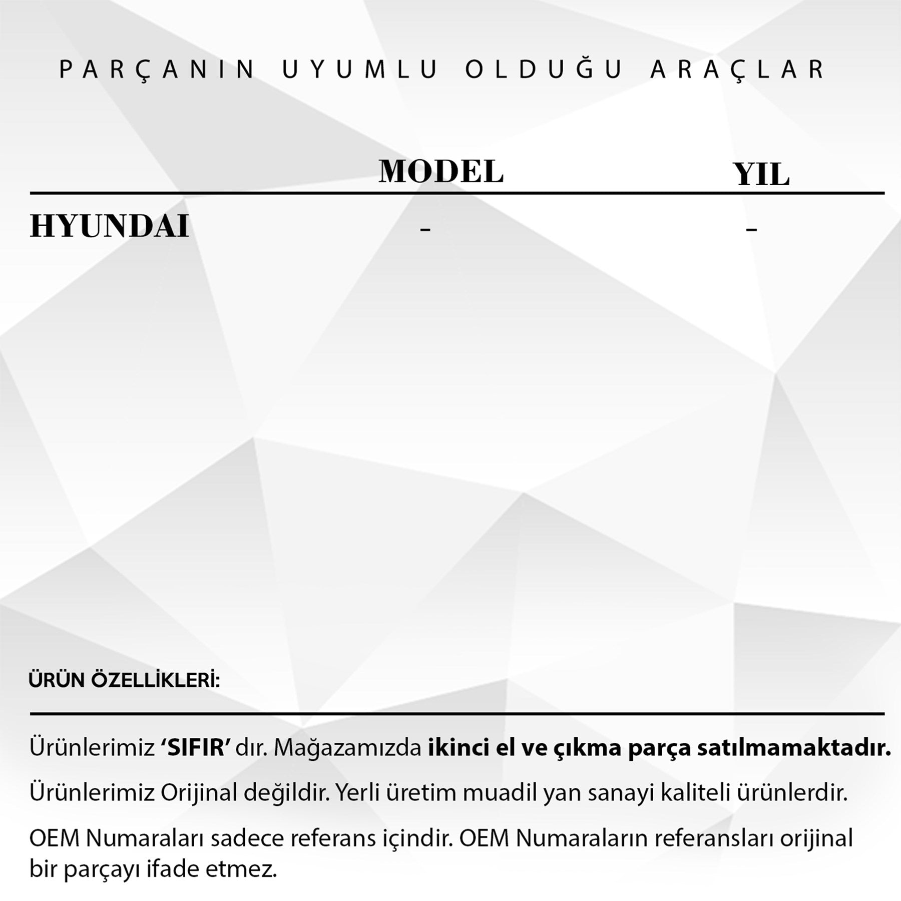 Hyundai için Kapı Kilit Dişlisi