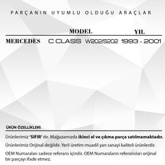 Mercedes C Class W202/S202 için Sac Sunroof Tamir Seti(Pim Girişli)