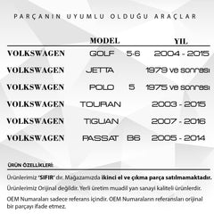 Volkswagen VW Polo için Bagaj Kilit Dişlisi