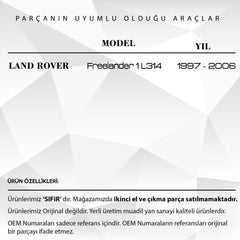 Land Rover Freelander 1 için Sunroof Ray Onarım Dişlisi