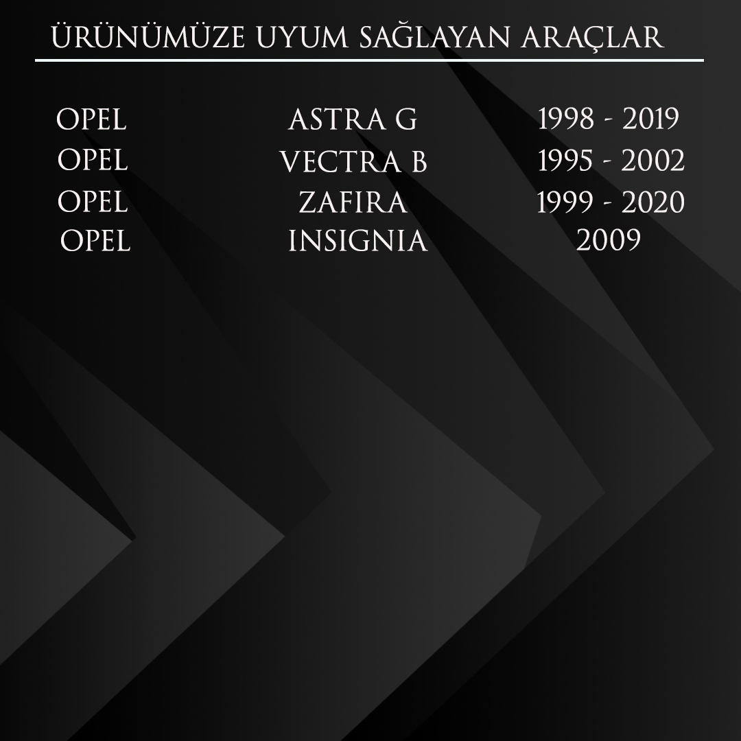 Opel Astra G, Vectra B ,Zafira  2 Butonlu Anahtar Kumanda Kabı