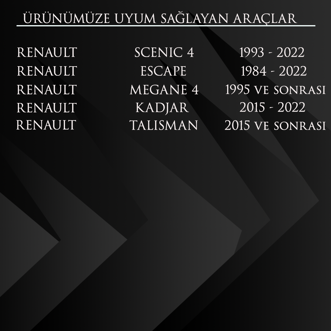 Renault Megane 4, Scenic 4,Escape,Kadjar,Talısman için Airbag Zembereği