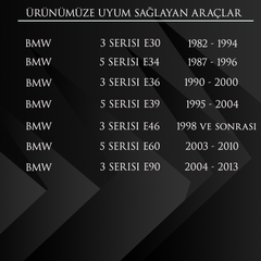 Bmw E30 E34 E36 E39 E46 E60 E90 için Nikelajlı Vites Topuzu