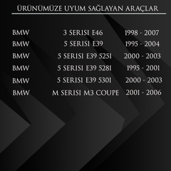 BMW E46,E39,M3 Coupe için Sunroof Perde Tutma Kolu-Bej