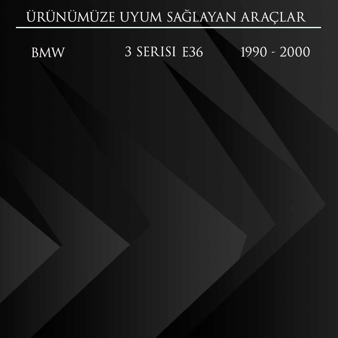 BMW 3 Serisi E36 İçin Sağ Sol Sunroof Tamir Seti