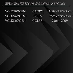 Volkswagen Caddy,Golf 5,Jetta için Airbag Zembereği