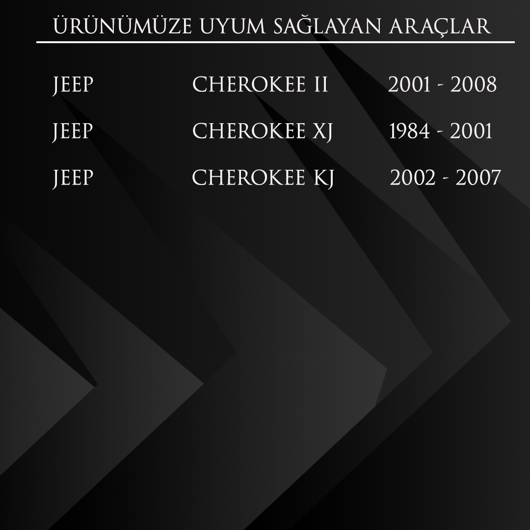 Jeep Cherokee II,XJ,KJ için Sunroof Tamir Takımı Sağ-Sol