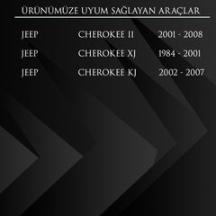 Jeep Cherokee II,XJ,KJ için Sunroof Tamir Takımı Sağ-Sol