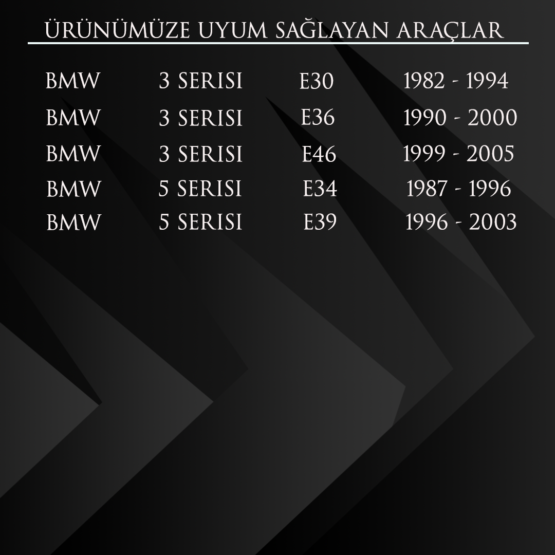 BMW E30,E36,E46,E34,E39 için Vites Topuzu Desenli 5 İleri