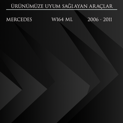 Mercedes W164 ML için Sunroof Düğme Kapağı -Siyah