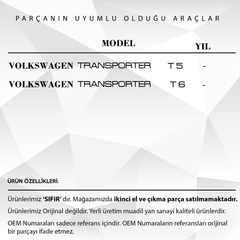 Volkswagen Transporter T5 - T6 için 5 Vites Topuzu Numaratörü