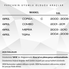 Opel Corsa C, Combo, Meriva, Tigra için Vites Tamir Takımı