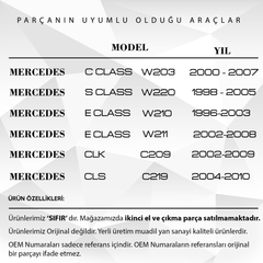 Mercedes E Class W210,W211,S Class,CLK,CLS için Kriko Takozu