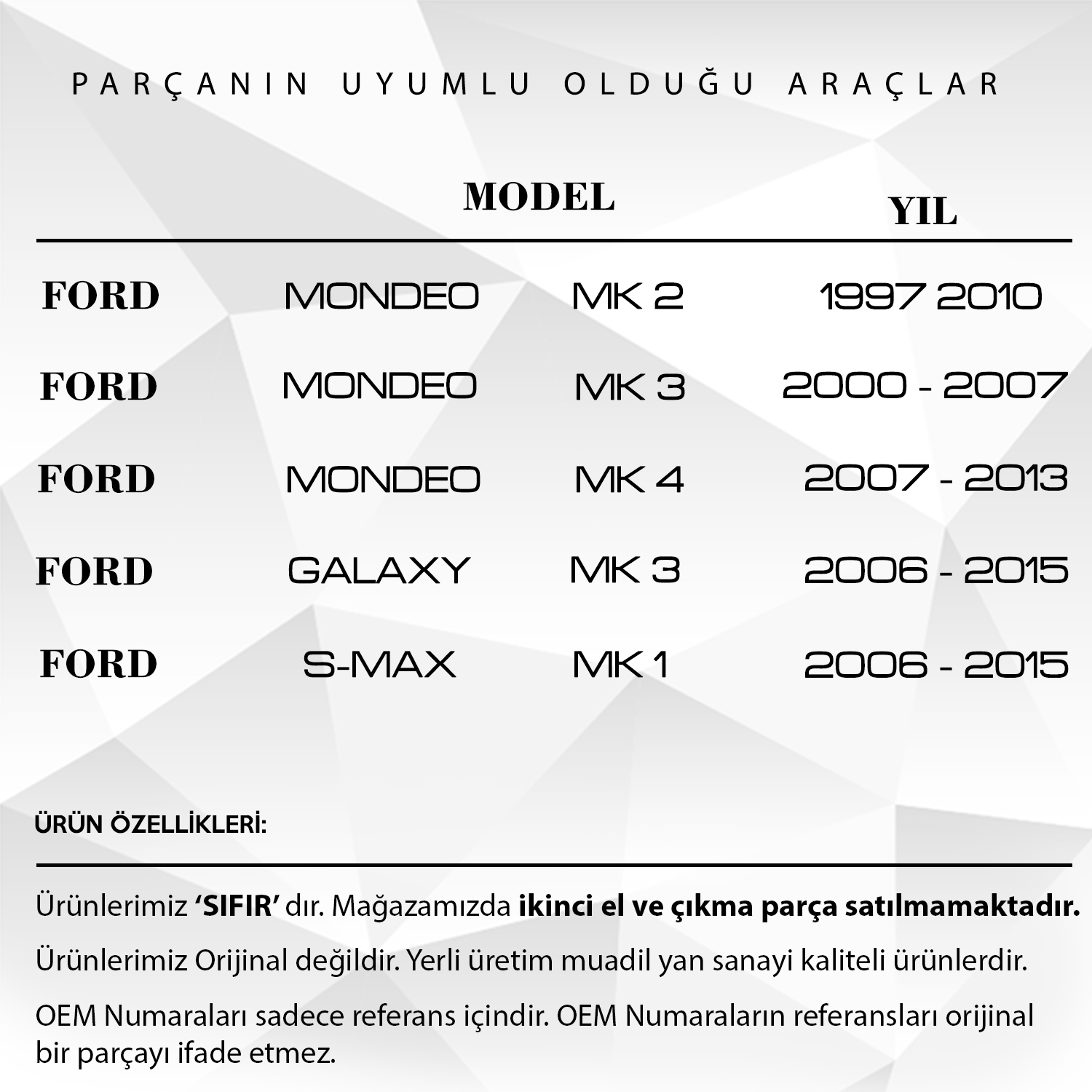 Ford Mondeo,  Galaxy,  S-Max, Jaguar S-Type,  X-Type için Koltuk Dişlisi Metal Milli 11 cm