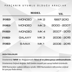 Ford Mondeo,  Galaxy,  S-Max, Jaguar S-Type,  X-Type için Koltuk Dişlisi Metal Milli 11 cm