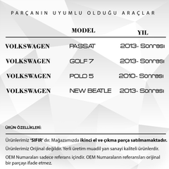 Volkswagen Passat, ,Polo için Sunroof Panaromik Tavan Tamir Ayağı Seti