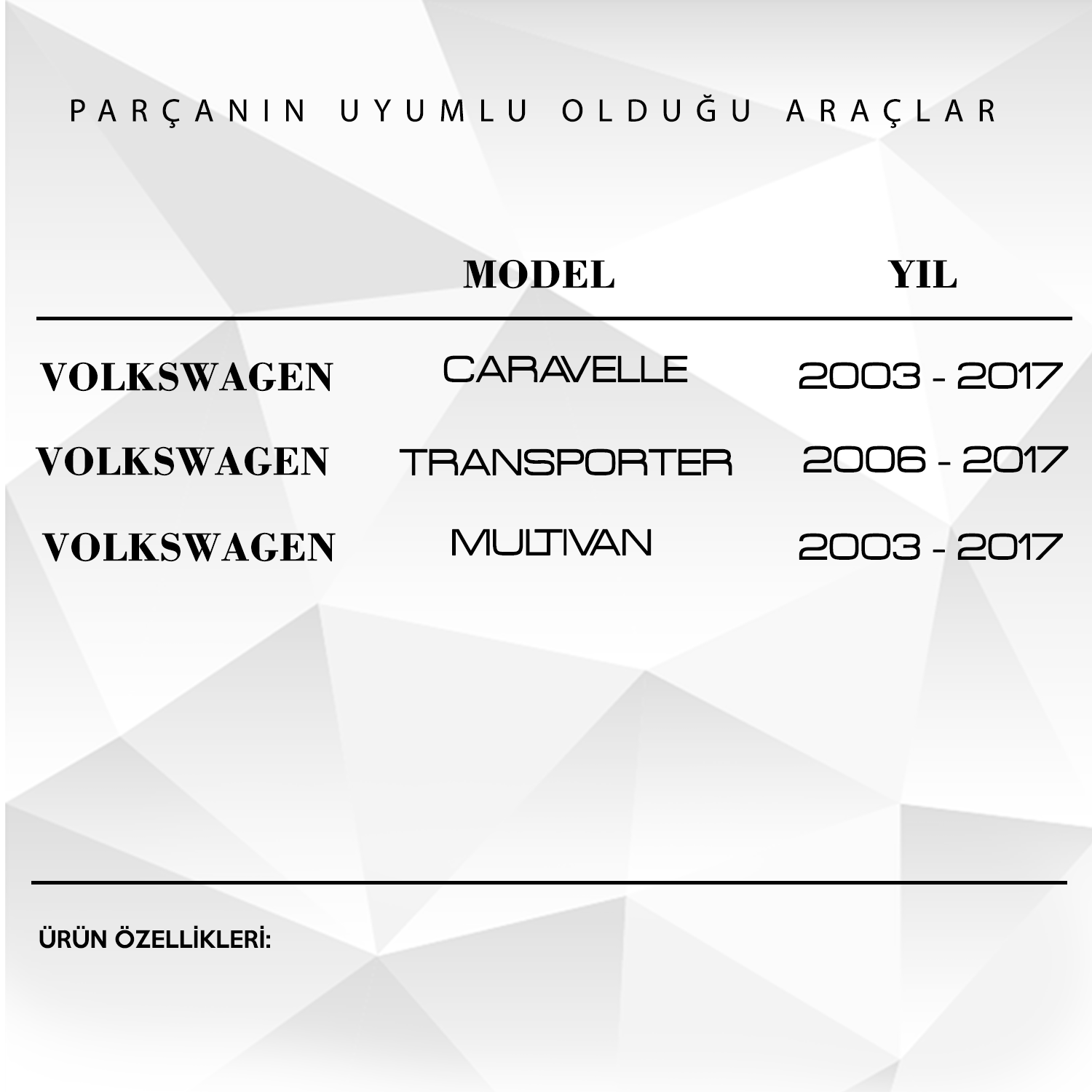 Vw Golf, Passat, Polo, Caddy, Tiguan, Touran İçin Arka Silecek Kol Kapağı