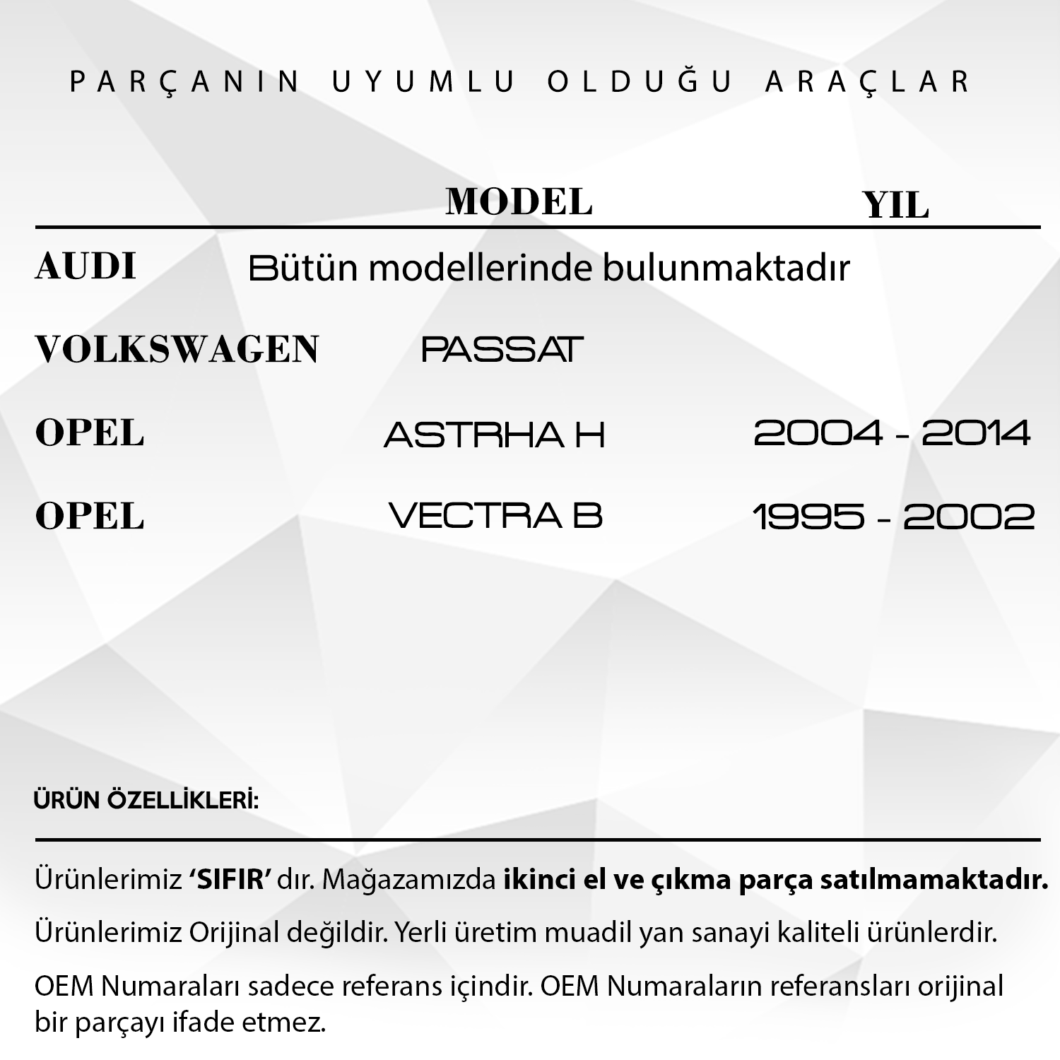 Opel Astra H için Araba Kapı Kilit Motoru