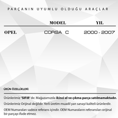 Opel Corsa C için Vites  Körüğü - Mavi