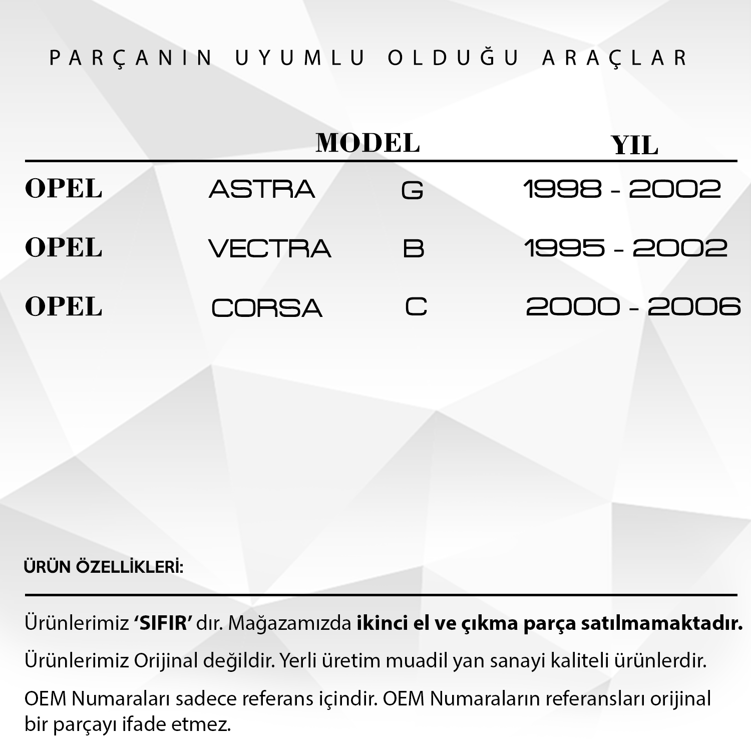 Opel Astra G, Vectra B, Corsa C için Vites Topuzu