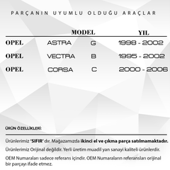 Opel Astra G, Vectra B, Corsa C için Vites Topuzu