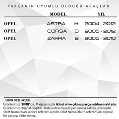 Opel Astra H, Corsa D, Zafira B için 5 İleri Vites Topuzu-Siyah