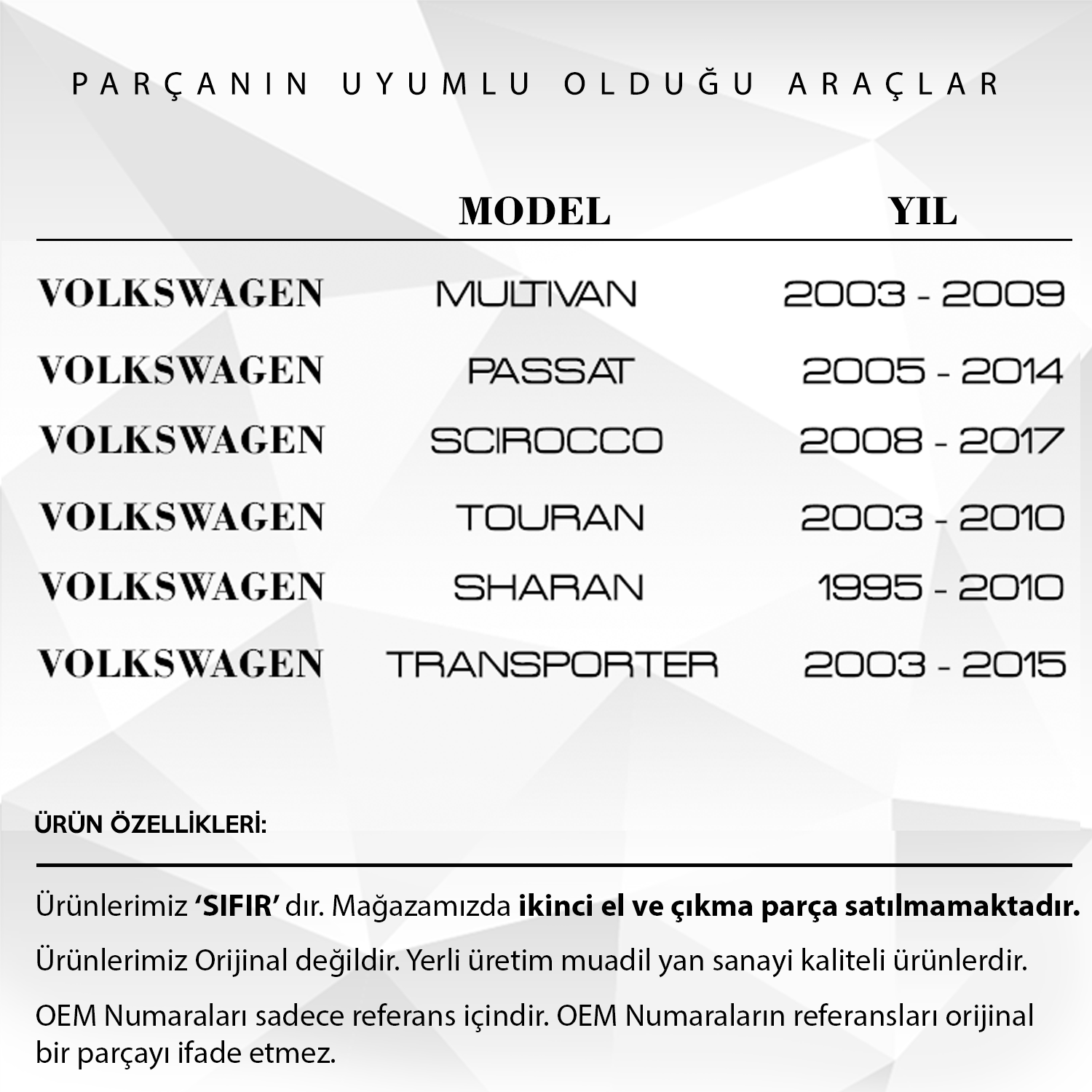 Audi,Seat.Volkswagen,Skoda için Su T Borusu Oem:701819876