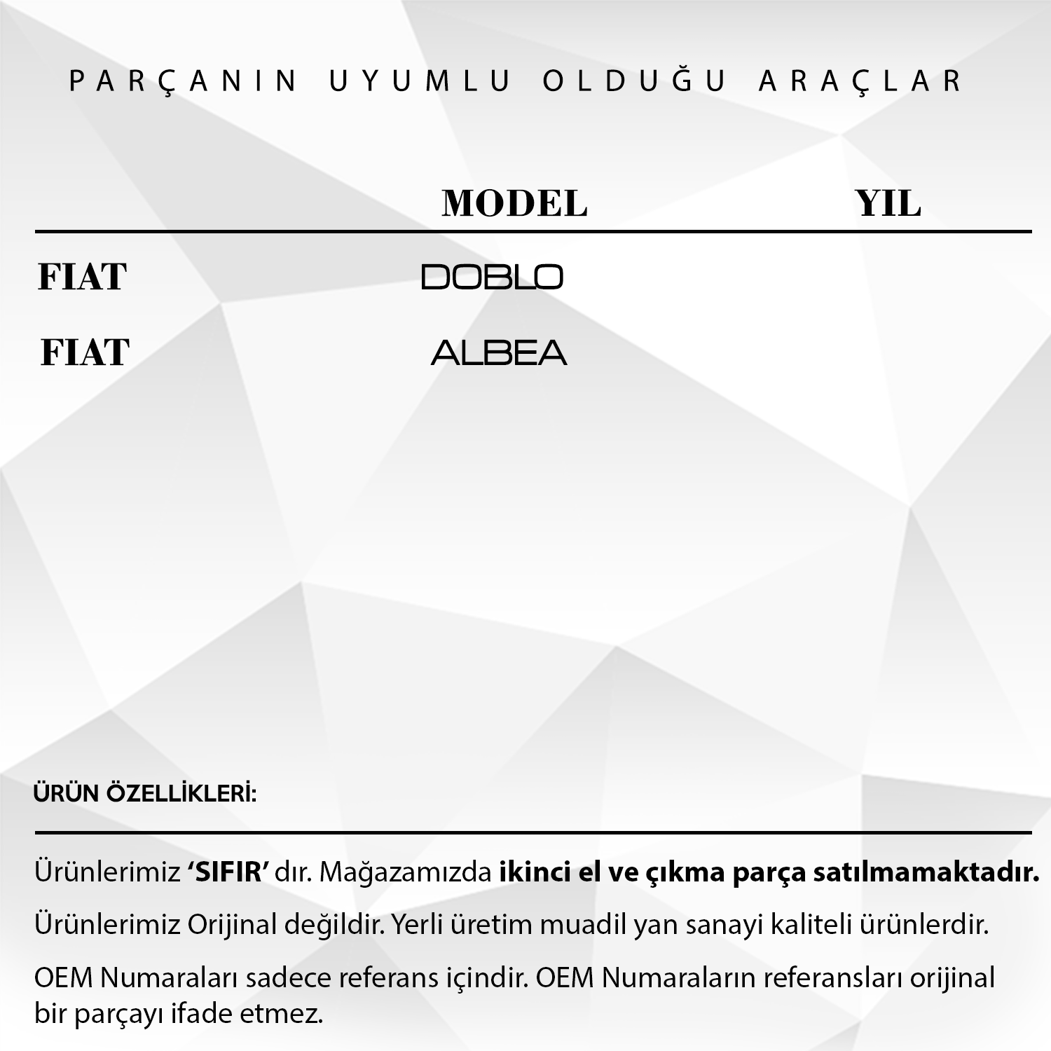 Fiat Doblo, Albea için Genleşme Kavanoz Kapağı - 1.4 BAR