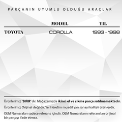 Toyota Corolla için Su Fıskiye Memesi 2'li