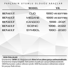 Renault Clio, Megane, Kangoo, Scenic, Symbol için Motor Yağ Çubuğu