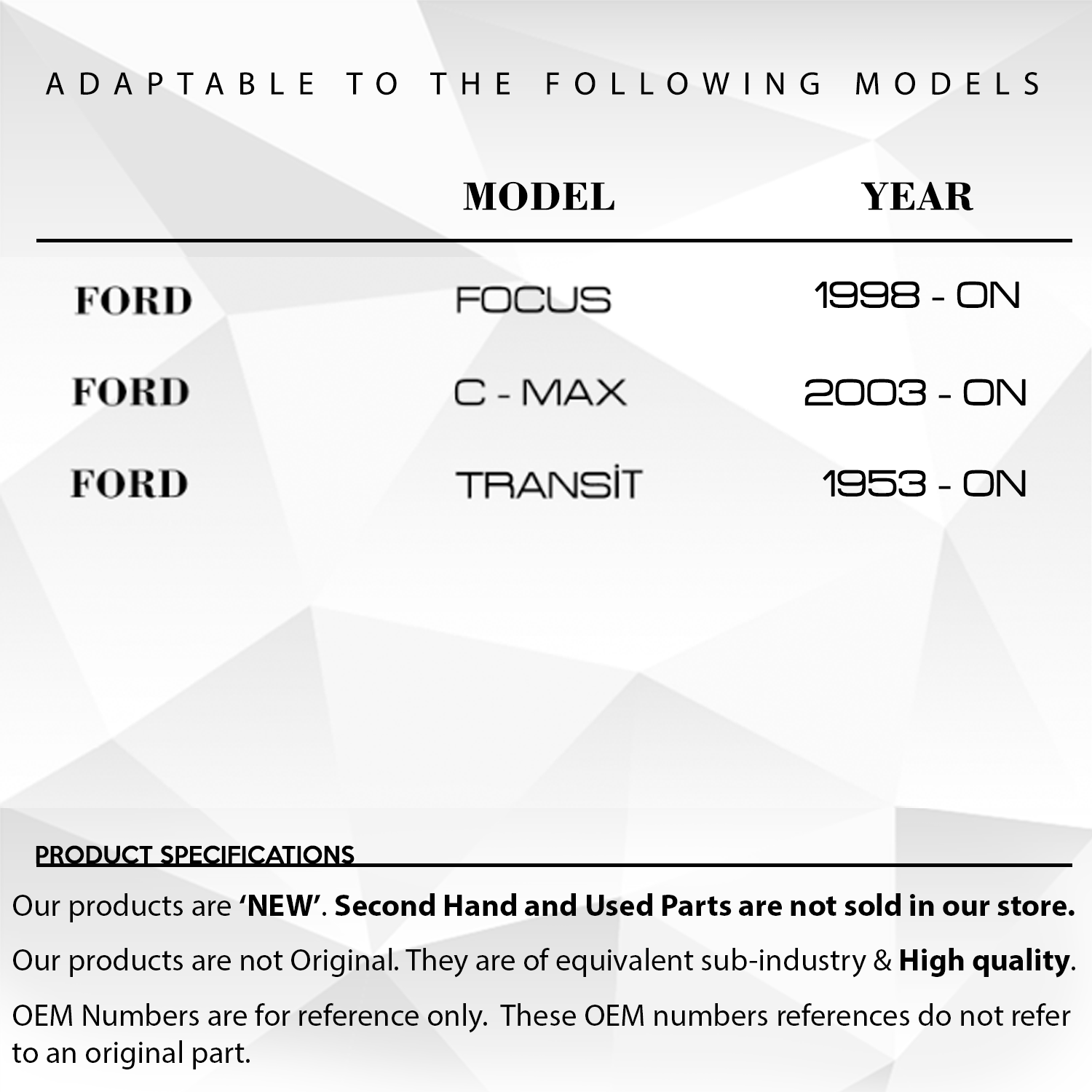 Ford Focus, C-Max, Transit için Airbag Zemberek / Airbag Sargısı / Direksiyon Sargısı