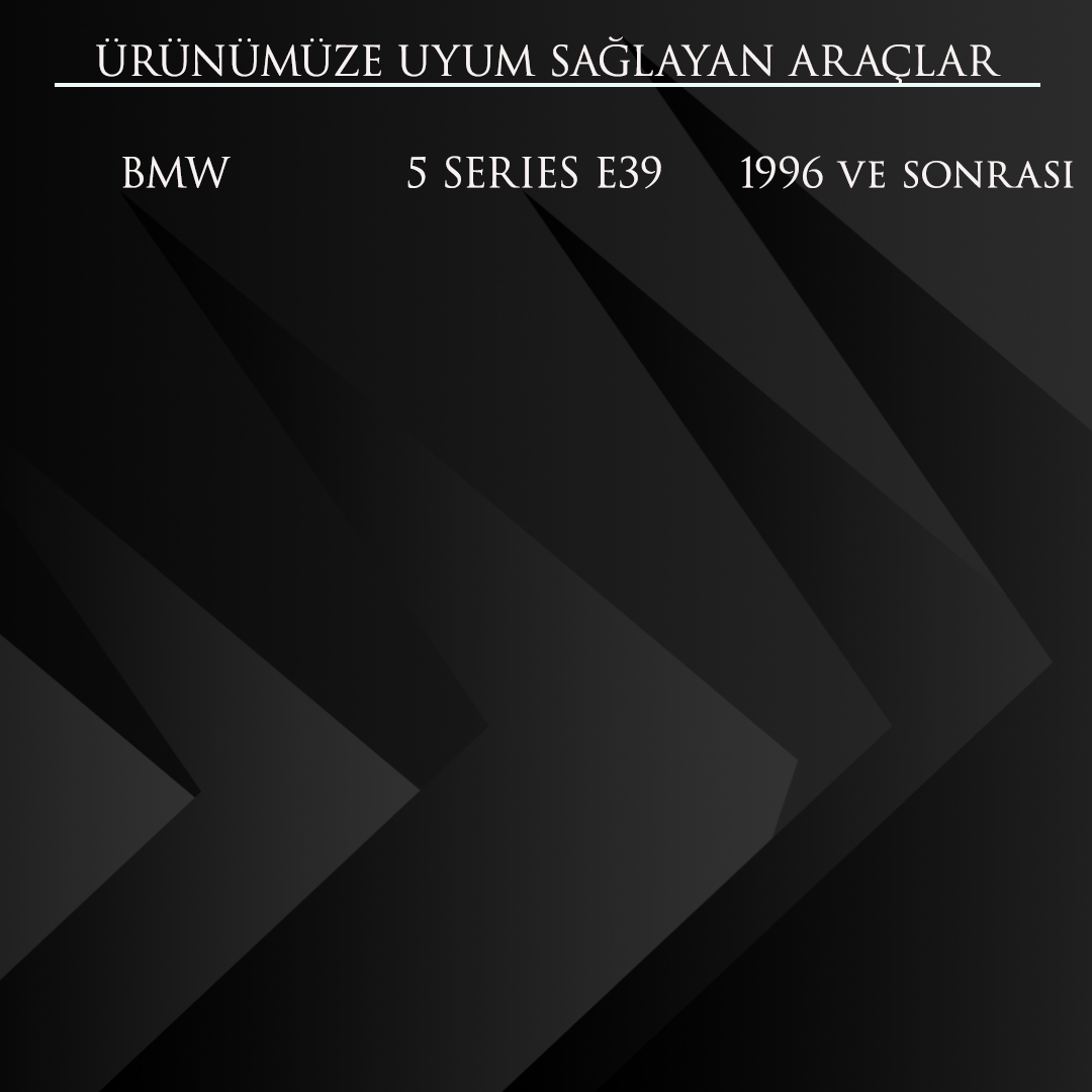 BMW 5 Serisi E39 için Vites Körüğü