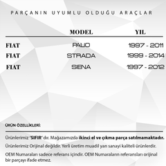 Fiat Palio İçin Arka Kapı İç Segmanı