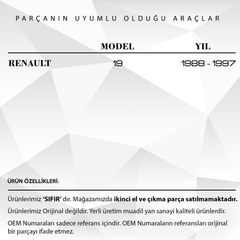 Renault 19 için Kapı Kilit Plastiği