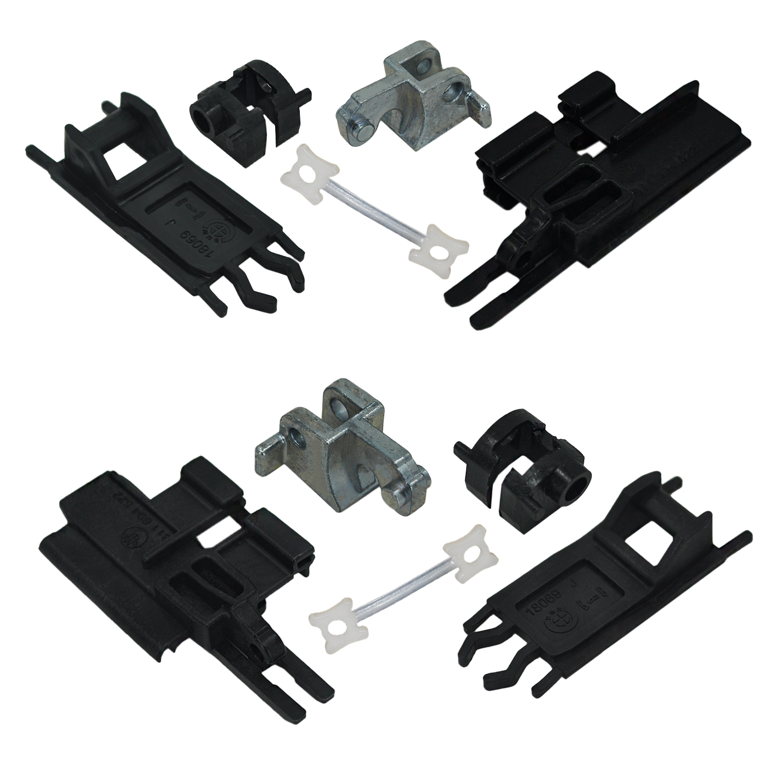 BMW E39, E46,E53 için Sunroof Perdesi Tamir Seti - 10 Parça