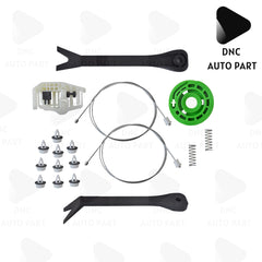 BMW 3 Seri E90 E91 Sol Arka Cam Mekanizması Tamir Seti 2005-2011