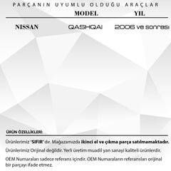 Nissan Qashqai için Sağ Cam Kriko Motoru