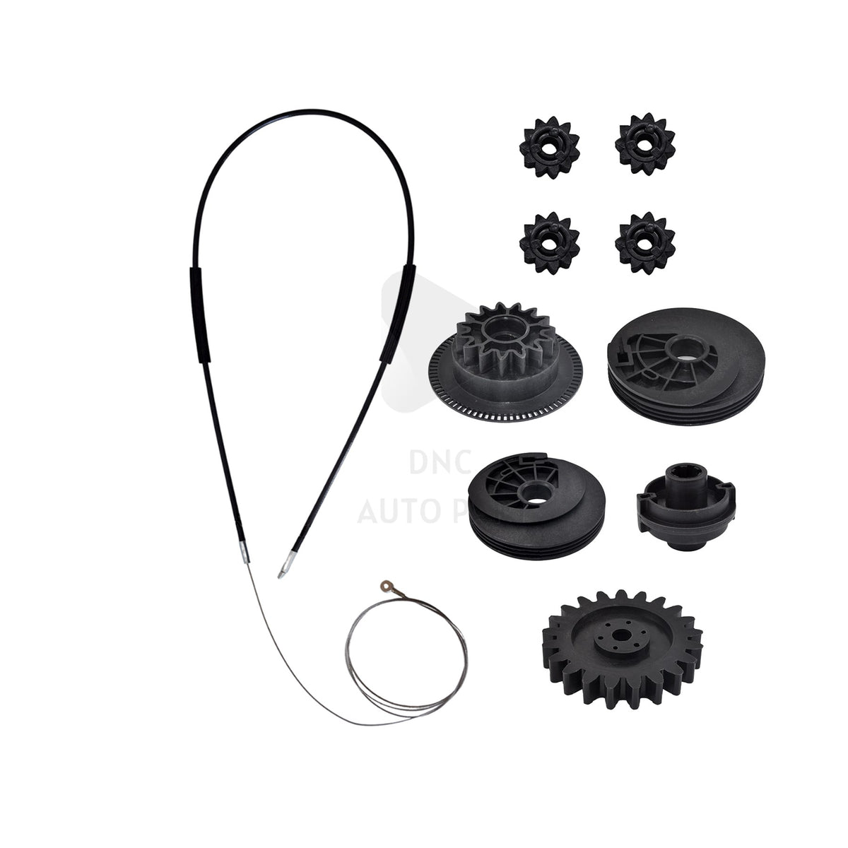 Mercedes Vito W639 için Sağ Orta Yan Sürgülü Kapı Tamir Seti